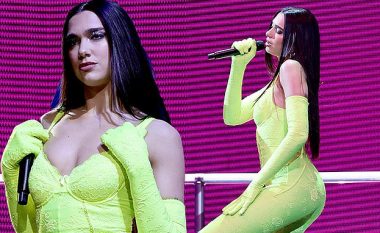 Dua Lipa shkëlqen sërish në koncertin e radhës, ndërsa performon në arenën e madhe të ‘Madison Square Garden’ në New York