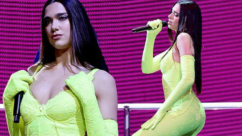 Dua Lipa shkëlqen sërish në koncertin e radhës, ndërsa performon në arenën e madhe të ‘Madison Square Garden’ në New York