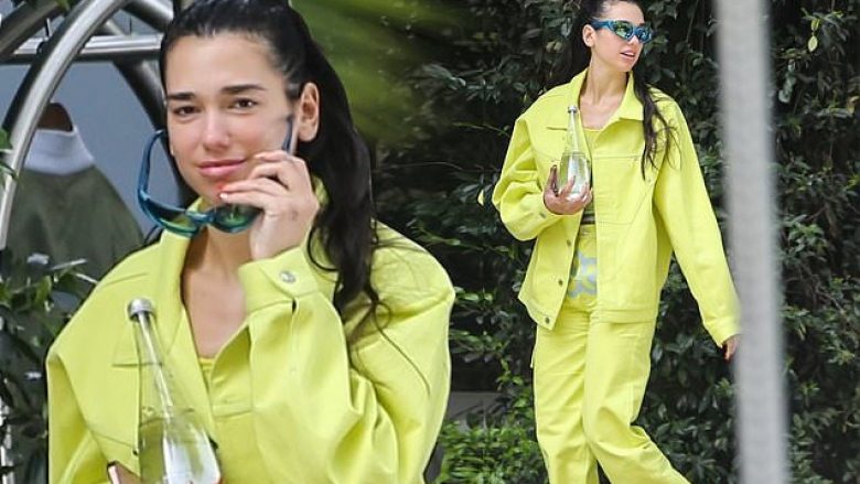 Dua Lipa duket joshëse në një dalje pa makijazh në Hollywood