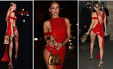 Çmenduri, guxim apo thjesht vulgaritet: Blogerja e famshme ka veshur diçka që do të duhej të ishte fustan!