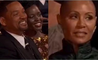 Edhe Will Smith në fillim iu bashkua atyre që qeshën në kurriz të gruas së tij, por shikimi i Jadas nxiti reagimin e aktorit