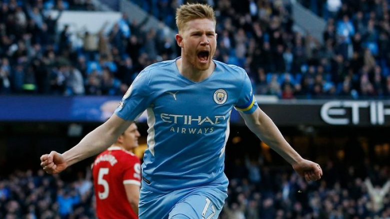 Notat e lojtarëve: City 4-1 United, shkëlqeu De Bruyne