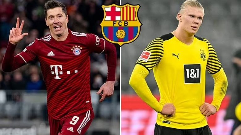 Barcelona mund të transferojë Lewandowskin, pasi Haaland thuhet se ka pranuar ofertën e Man Cityt