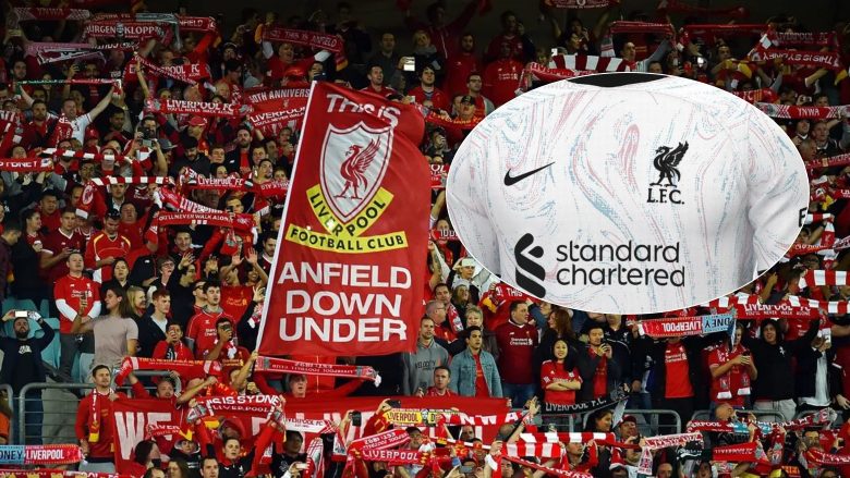 Tifozët e Liverpoolit kritikojnë dukjen e fanellës së re dhe pretendojnë se duket si “pastë dhëmbësh”