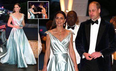 Si një princeshë e vërtetë, Kate Middleton shkëlqen krah Princit William në mbyllje të turneut në Karaibe