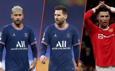 Dhjetë futbollistët më të paguar në botë në vitin 2022 – Messi dhe Ronaldo humbin primatin