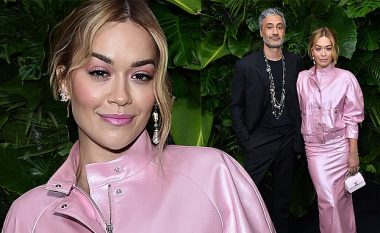 Rita Ora shkëlqen në krah të të dashurit Taika Waititi, në një tjetër para-ndejë të “Oscars 2022”