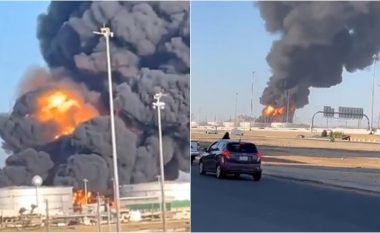 Depoja e naftës e “Saudi Aramco” në Jeddah u godit nga sulmi i rebelëve Houthi