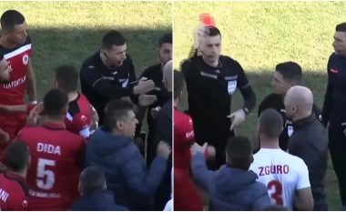 Vjen çudia e madhe nga Superiorja e Shqipërisë, gjyqtari ndëshkon me karton të kuq dy futbollistë ende pa filluar ndeshja