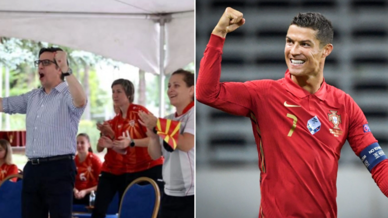 Krerët shtetëror urojnë Maqedoninë e Veriut për fitoren ndaj Italisë, Pendarovski i dërgon mesazh Cristiano Ronaldos