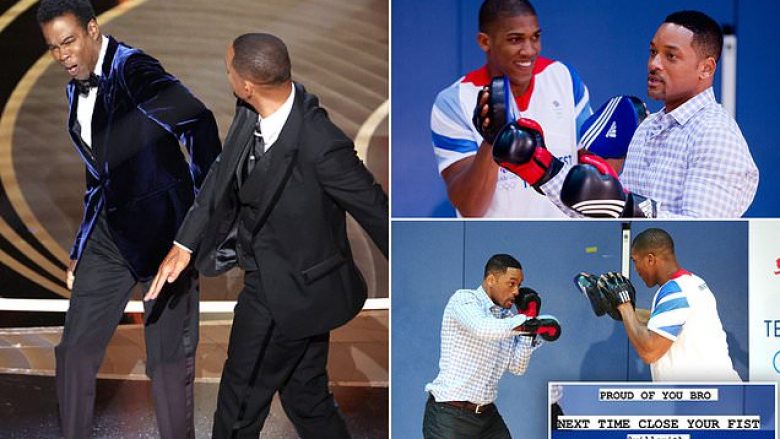 Anthony Joshua ndihet “krenar” me goditjen e Will Smith ndaj Chris Rockut