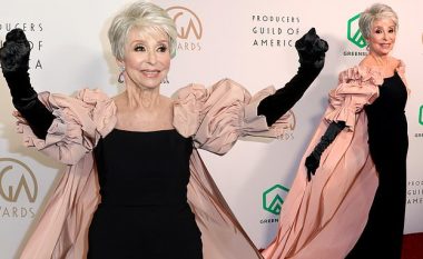 Aktorja 90-vjeçare Rita Moreno mahnit me vitalitetin e saj dhe paraqitjen elegante në tapetin e kuq të ‘Producers Guild Awards’