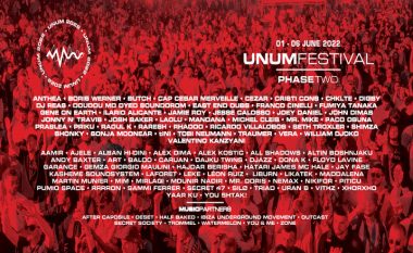 UNUM Festival sot shpalosi emrat e rinj të edicionit të sivjetmë