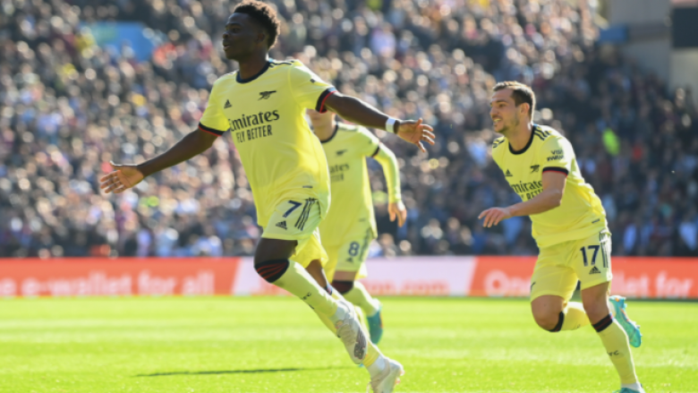 Aston Villa 0-1 Arsenal, nota e Granit Xhakës dhe të tjerëve