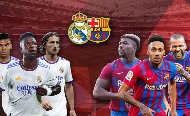 Real Madridi për titull, Barcelona për top katërshe – formacionet zyrtare të “El Clasicos”