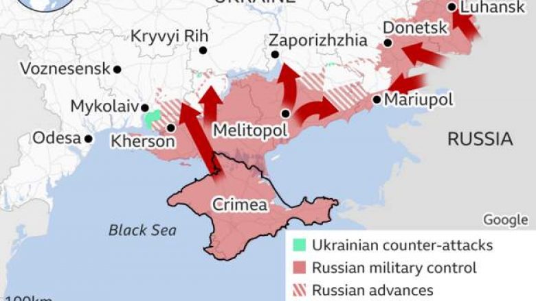 Trupat ruse po rigrupohen për të sulmuar në Donbas