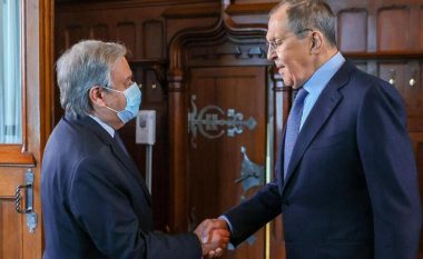 Guterres pas takimit me Lavrovin: Kemi interpretime të ndryshme për atë çfarë po ndodhë në Ukrainë