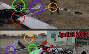Rusët pretendonin se kishin rrëzuar dronin ukrainas, madje publikuan fotografi – u zbulua se bëhej fjalë për një gënjeshtër