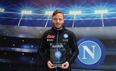 Amir Rrahmani shpallet lojtar i muajit te Napoli