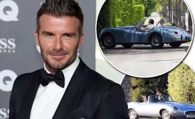 David Beckham i bën dhuratë për martesë djalit të tij Brooklyn një Jaguar elektrik me vlerë mbi 400 mijë euro