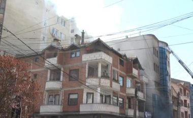 Përfshihet nga zjarri një objekt në lagjen "Tophane" në Prishtinë