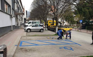 Tetovë, 13 vende parkimi për personat me nevoja të veçanta! Nuk do të ketë nevojë për pagesë