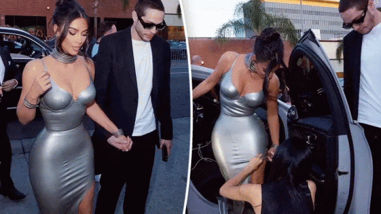 Kim Kardashian poston foto tjera ku shihet dorë për dore me Pete Davidson në premierën e “The Kardashians”