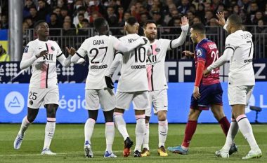 Mbappe, Neymar dhe Messi dhurojnë spektakël, PSG fiton thellë ndaj Clermont