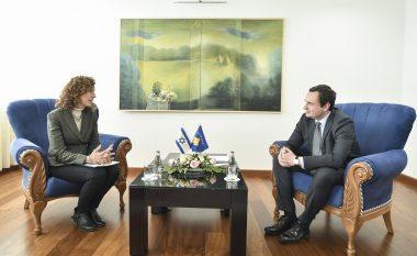 Ambasadorja Tamar Ziv fton kryeministrin Kurtin për vizitë në Izrael
