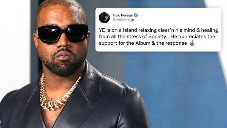 Premtoi se do të largohet për një kohë pas ngjarjeve dhe sulmeve ndaj Kim dhe Pete  – Kanye West po pushon në një ishull