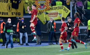 Roma kalon në gjysmëfinale të Ligës së Konferencës pasi mposhti bindshëm Bodo/Glimtin – Nicolo Zaniolo shkëlqen me het-trik