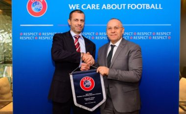 Presidenti i UEFA-s, Ceferin uron Agim Ademin: Progresi i bërë ka vendosur themelet për të ardhmen