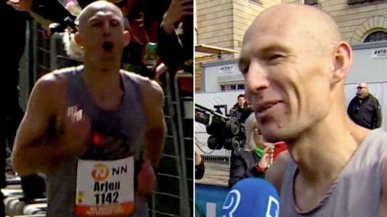Është 38-vjeçar, por Arjen Robben përfundon maratonën në një kohë të ‘çmendur’