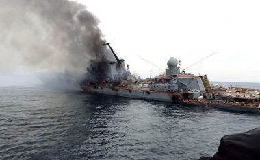 Autoritetet ruse: Një marinar i vdekur dhe 27 të zhdukur pas fundosjes së luftanijes Moskva
