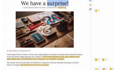 Reagimet ‘emoji’ po vijnë në Google Docs