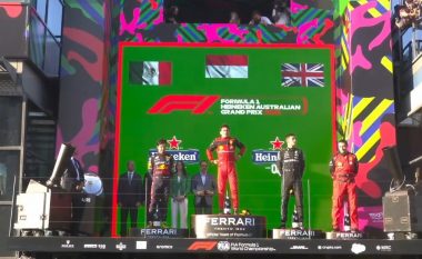 Charles Leclerc fiton garën për Çmimin e madh të Australisë, Hamilton jashtë podiumit
