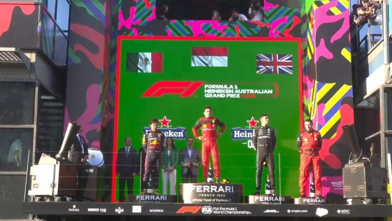 Charles Leclerc fiton garën për Çmimin e madh të Australisë, Hamilton jashtë podiumit