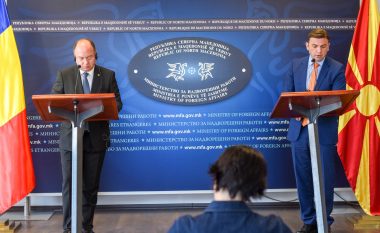 Aurescu: Rumania nuk do të pranojë ndarjen e Shkupit nga Tirana