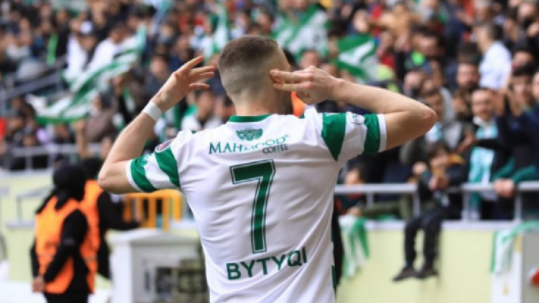 Vazhdon shkëlqimi i Zymer Bytyqit te Konyaspor, shënon golin e gjashtë sezonal