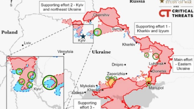 Pretendimet nga Ukraina: Rusët do të tërhiqen nga të gjitha territoret dhe do të vendosen në jug dhe lindje