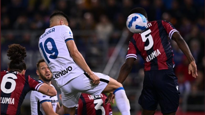 Bologna mposht Interin me gabimin trashanik të portierit, rikthehet në zjarr lufta për Scudetto