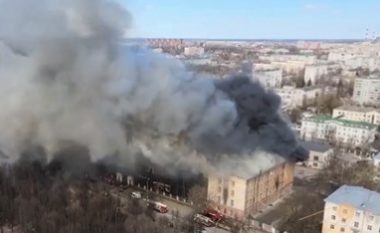Përfshihet nga zjarri një institut ushtarak rus, raportohet për të vdekur dhe për të lënduar