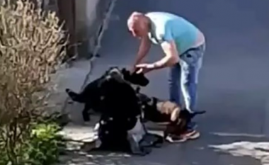 Serbi grushton dhe shkelmon një grua midis rrugës në Zemun