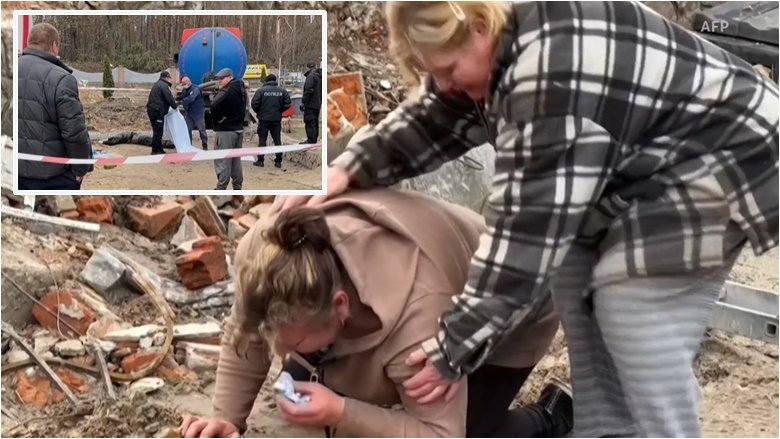 Dëshmi të reja të mizorive ruse në Ukrainë: Në një fshat afër Kievit, një nënë gjeti trupin e djalit të saj në fund të një pusi