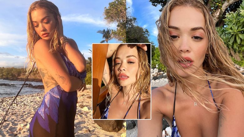 Rita Ora duket e mahnitshme dhe tërë shkëlqim në imazhet e reja nga pushimet