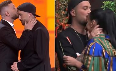 Donaldi dhe Romeo rikrijojnë skenën e puthjes së famshme në Big Brother VIP