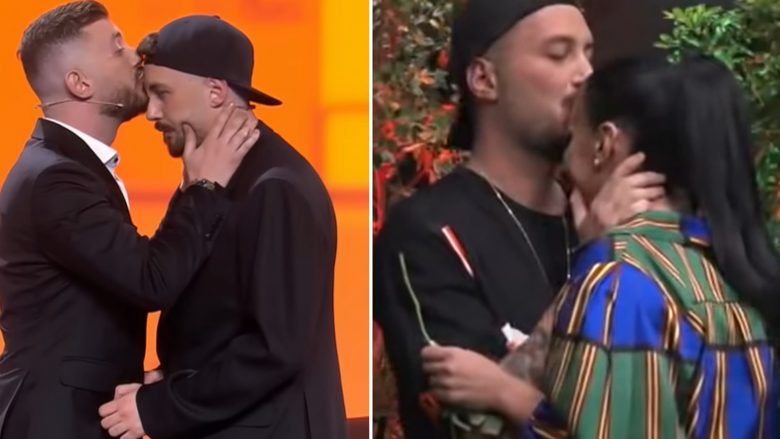 Donaldi dhe Romeo rikrijojnë skenën e puthjes së famshme në Big Brother VIP