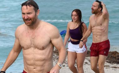Është 54-vjeçar, por David Guetta duket në formë super të mirë trupore gjatë pushimeve në Miami