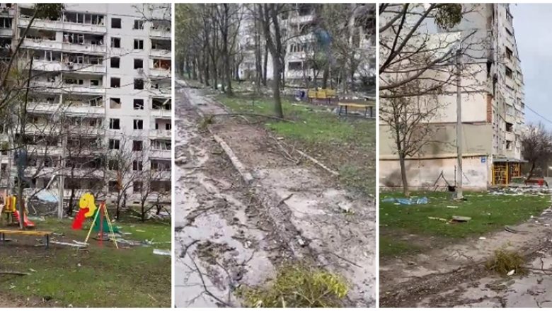 Pasojat e bombardimeve të vazhdueshme ruse në Kharkiv