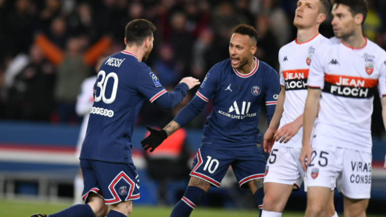 PSG nënshtron Lorientin dhe vazhdon drejt titullit
